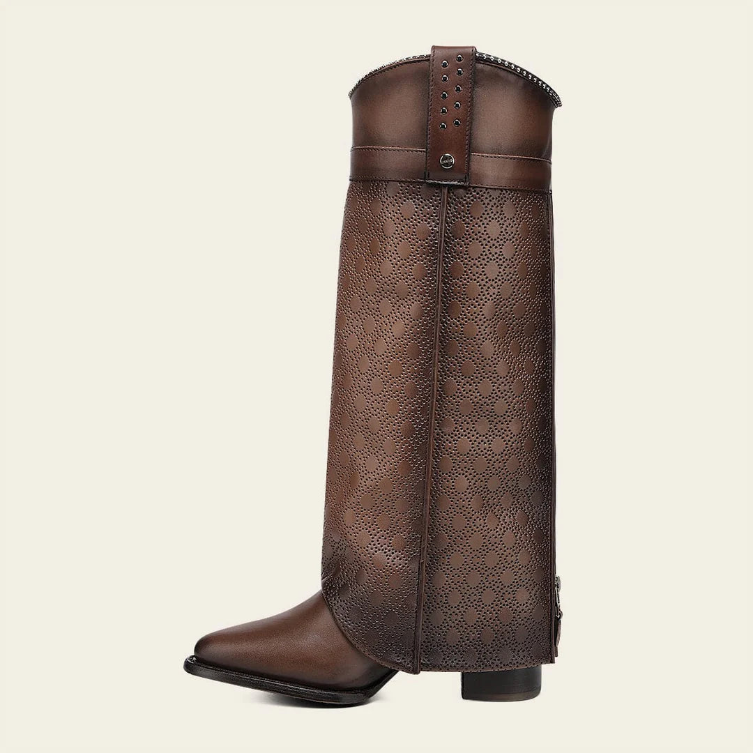 4Q16RS - Cuadra brown western cowgirl boots for women
