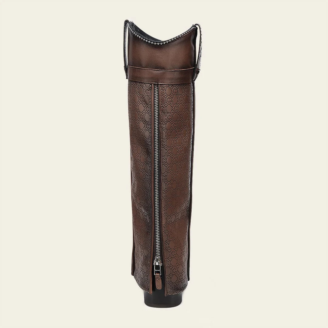 4Q16RS - Cuadra brown western cowgirl boots for women