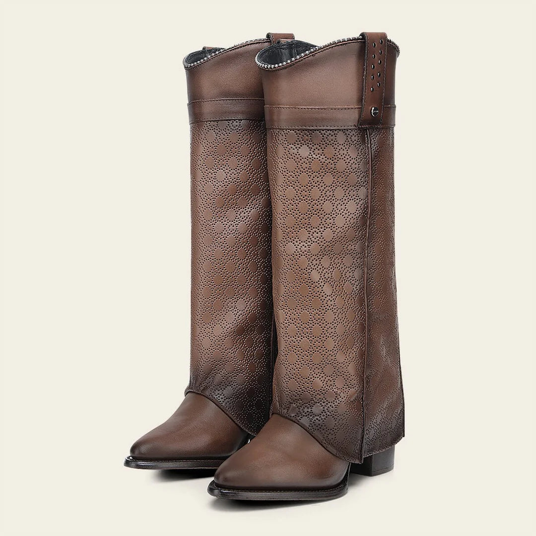 4Q16RS - Cuadra brown western cowgirl boots for women
