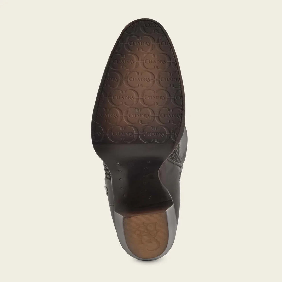 Cuadra brown western cowgirl leather boots for women