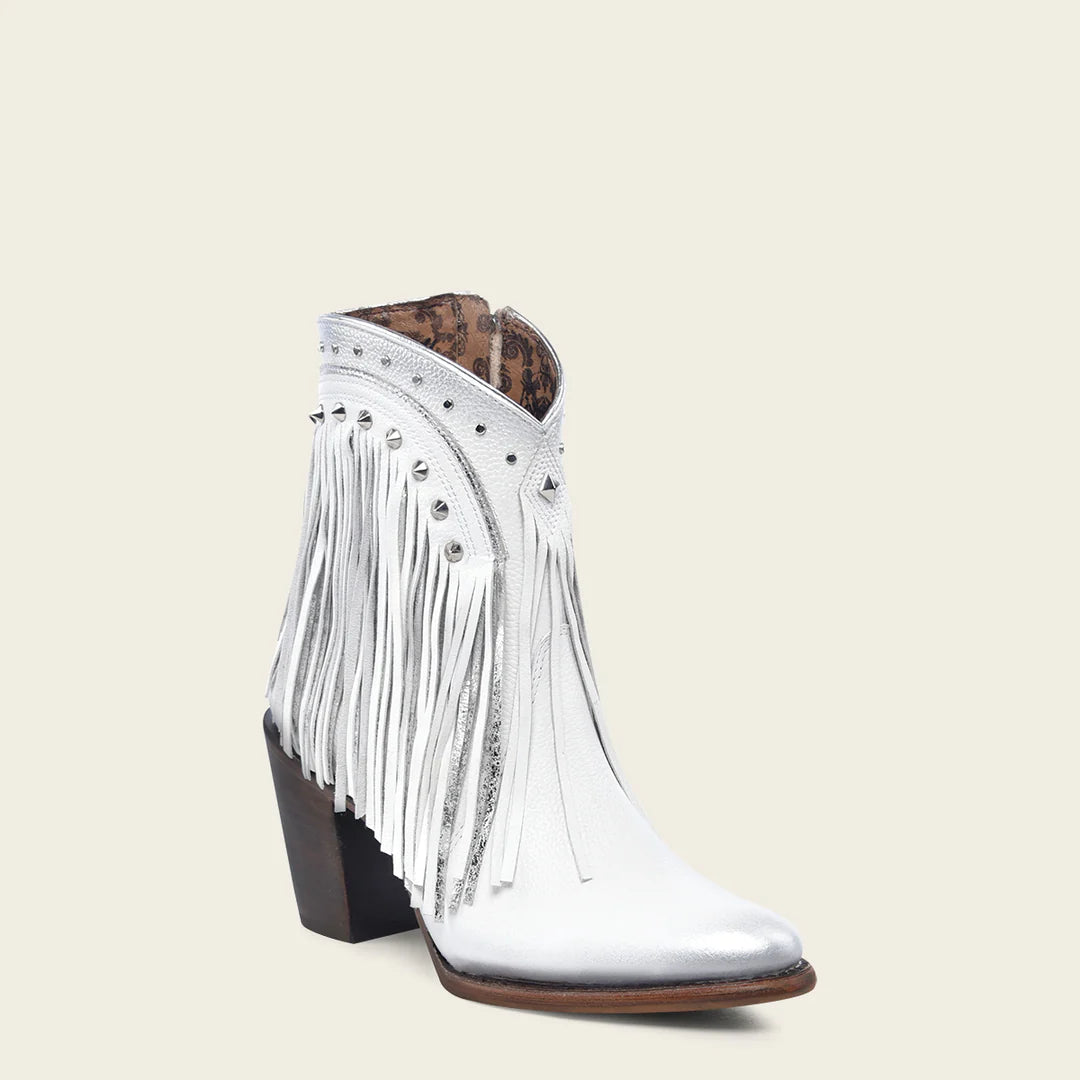 4V09RS - Cuadra white western cowgirl boots for women