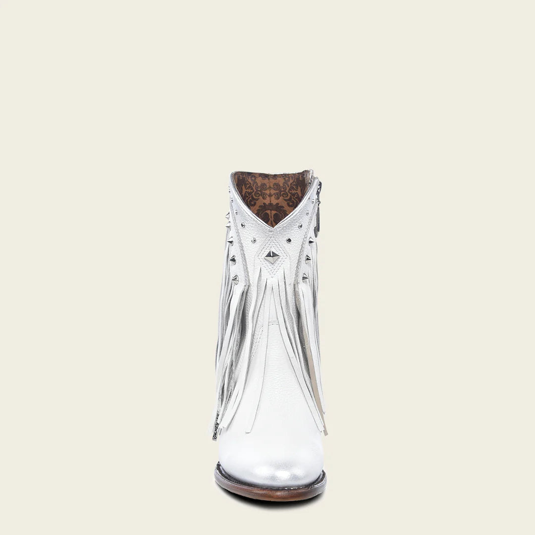 4V09RS - Cuadra white western cowgirl boots for women