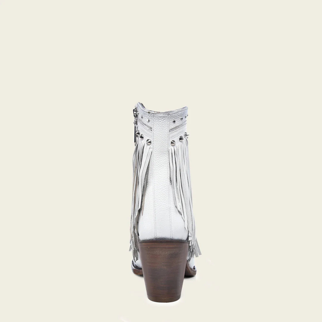 4V09RS - Cuadra white western cowgirl boots for women