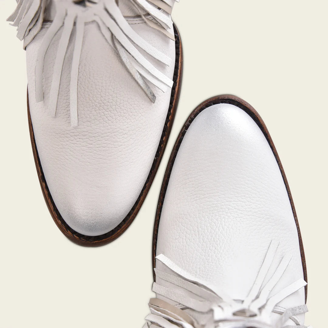 4V09RS - Cuadra white western cowgirl boots for women