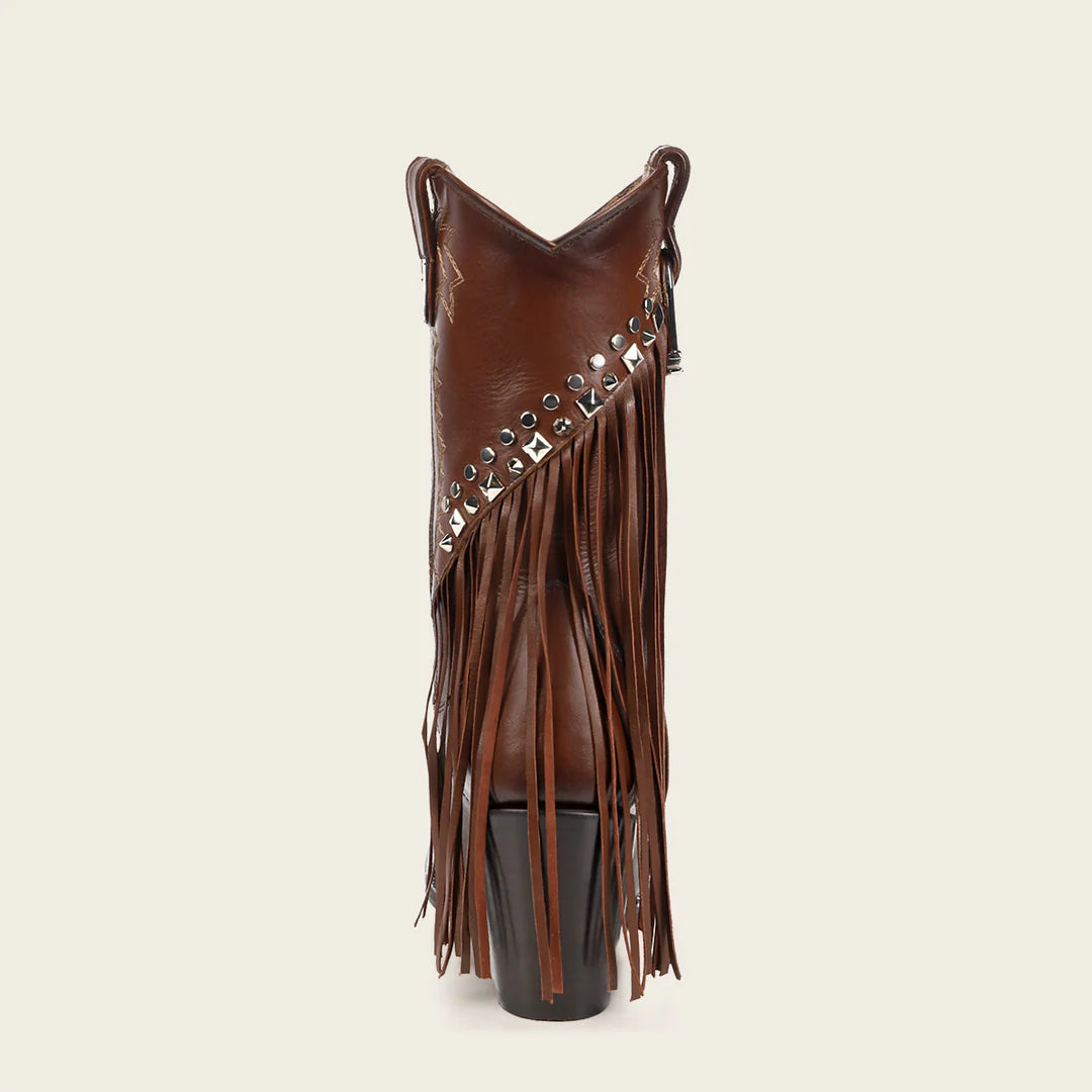 4V11RS - Cuadra Honey Western Cowgirl Leather Boots for Women