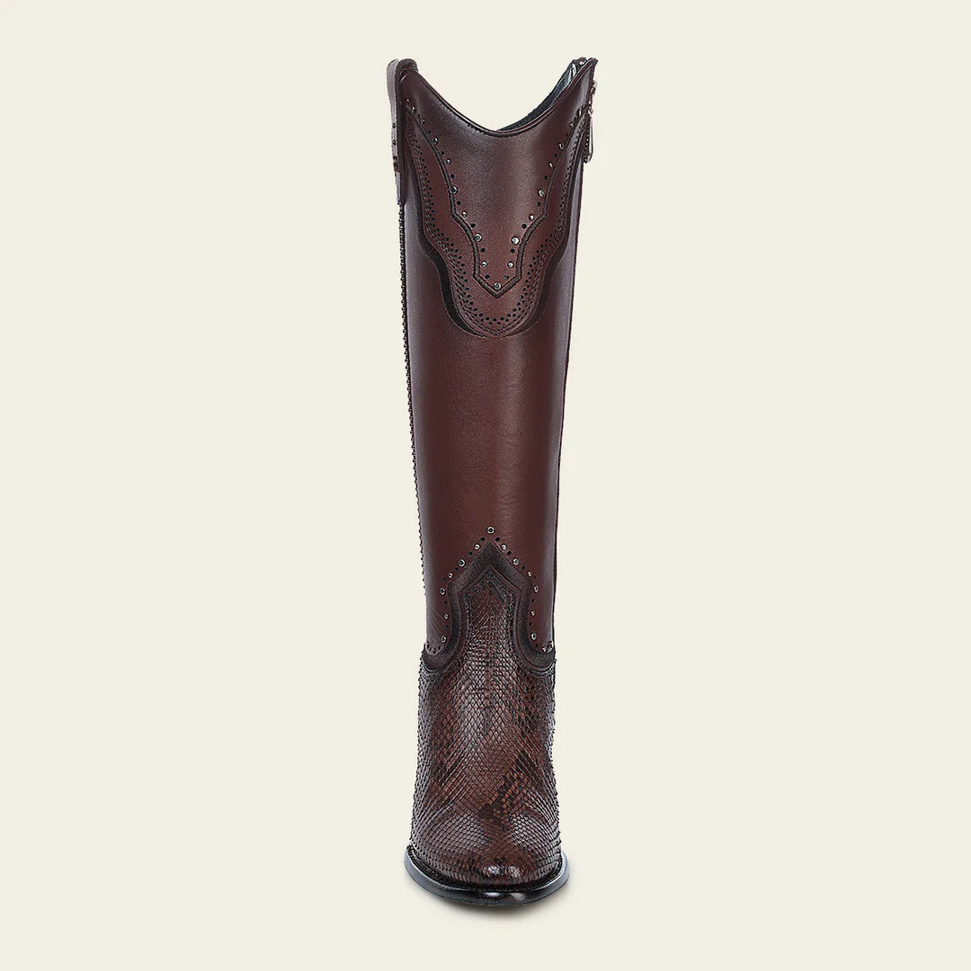 4V14PH - Cuadra chocolate western cowgirl boots for women