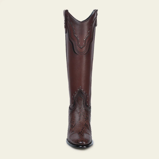 4V14PH - Cuadra chocolate western cowgirl boots for women
