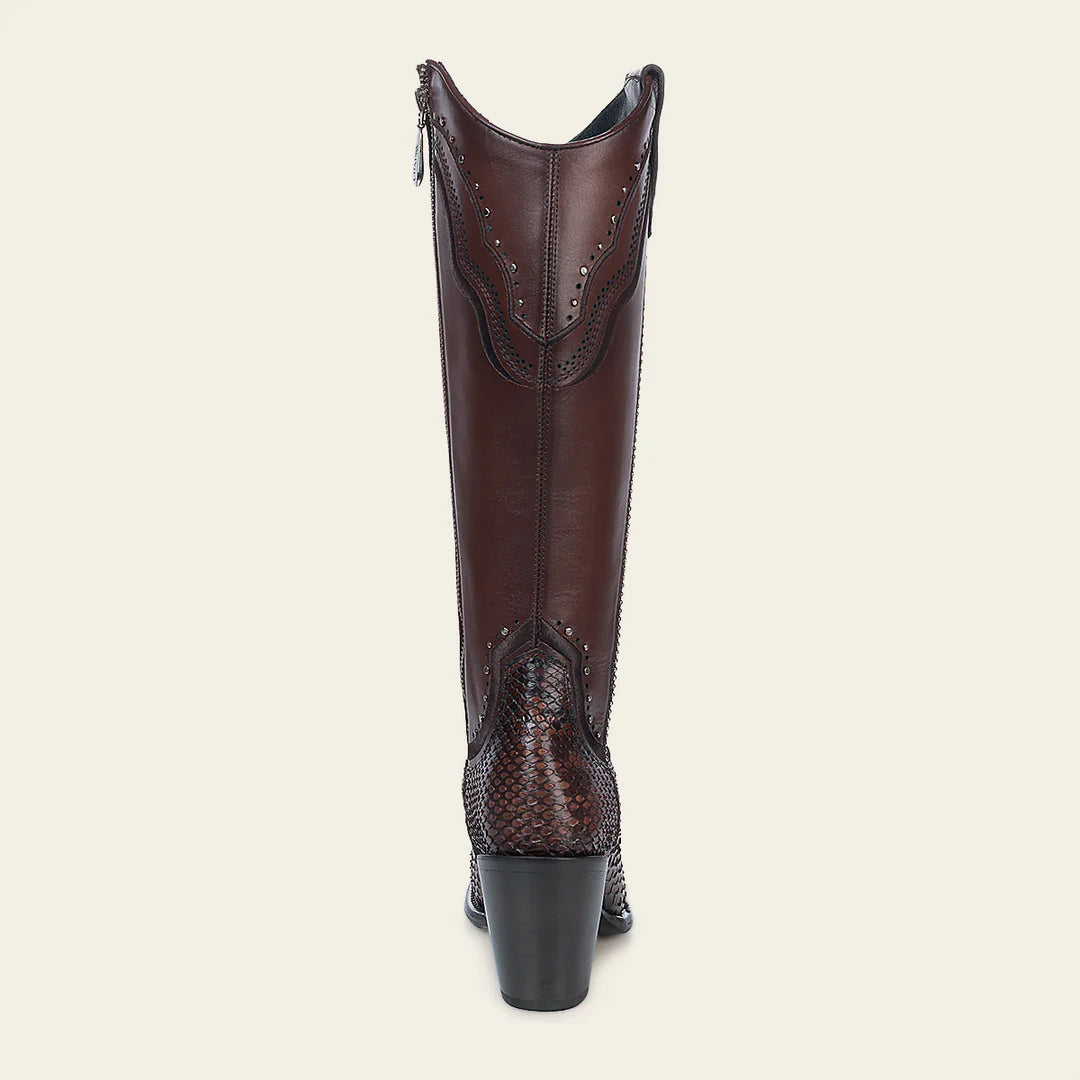4V14PH - Cuadra chocolate western cowgirl boots for women