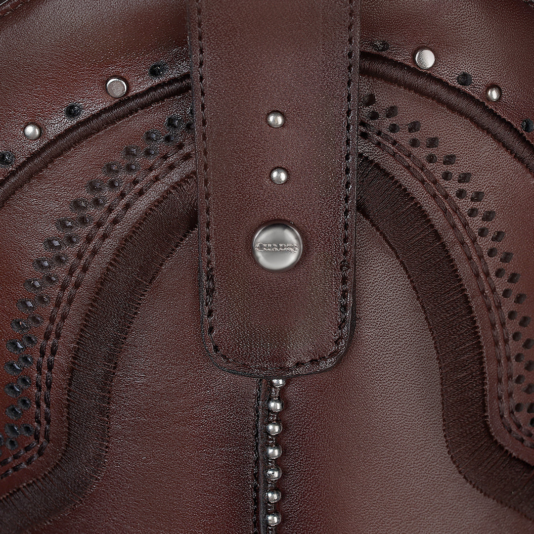 4V14PH - Cuadra chocolate western cowgirl boots for women