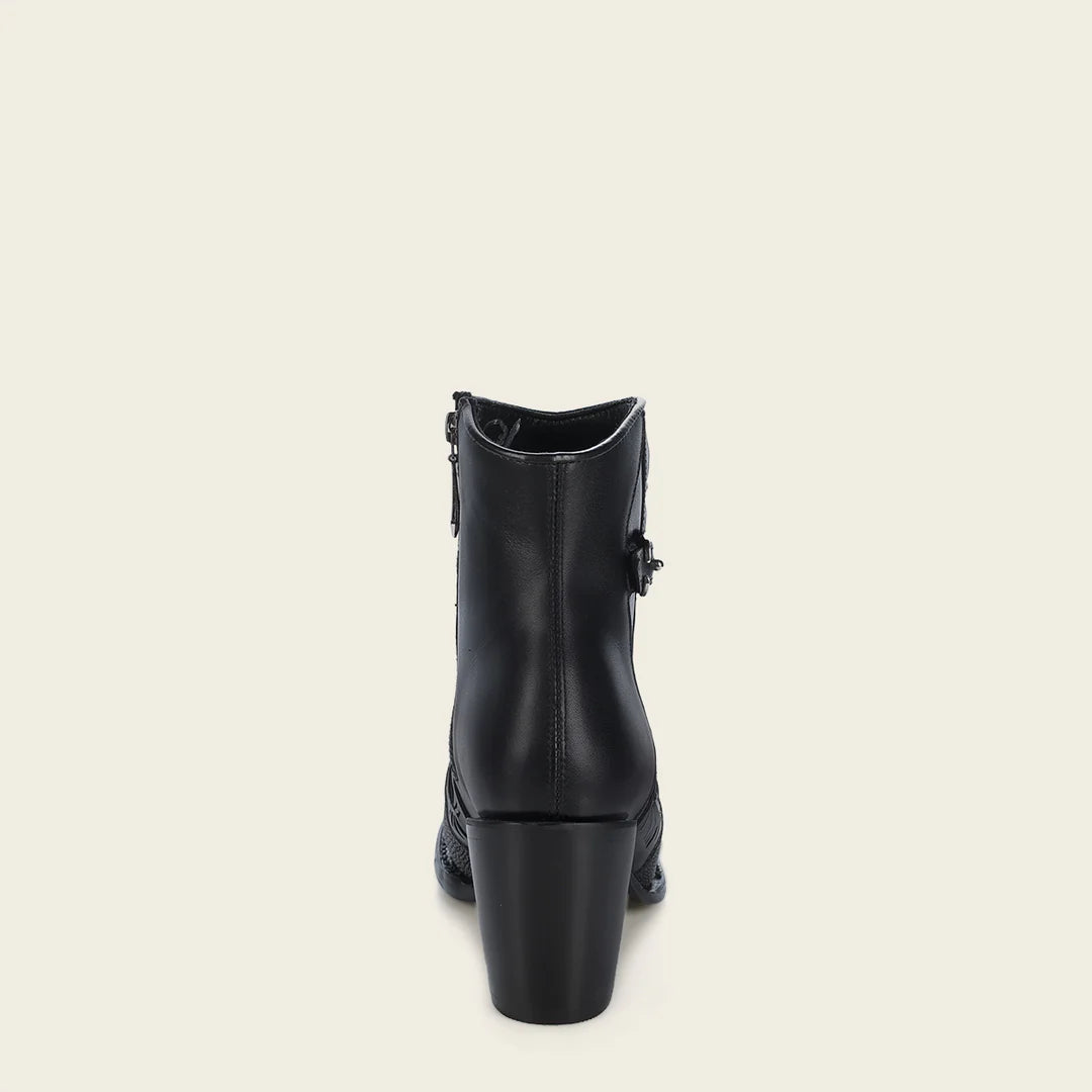 4V15MA - Cuadra black western cowgirl boots for women
