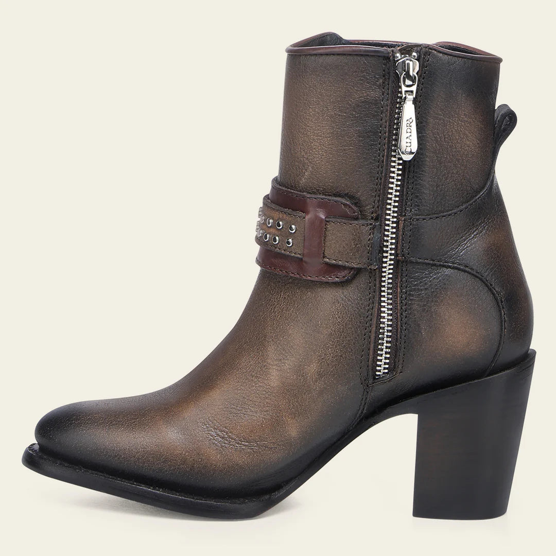 4V19RS - Cuadra honey western cowgirl leather boots for women