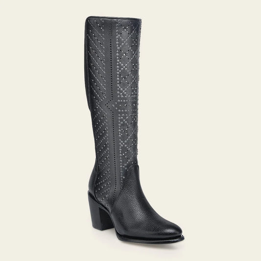 Cuadra brown western cowgirl leather boots for women