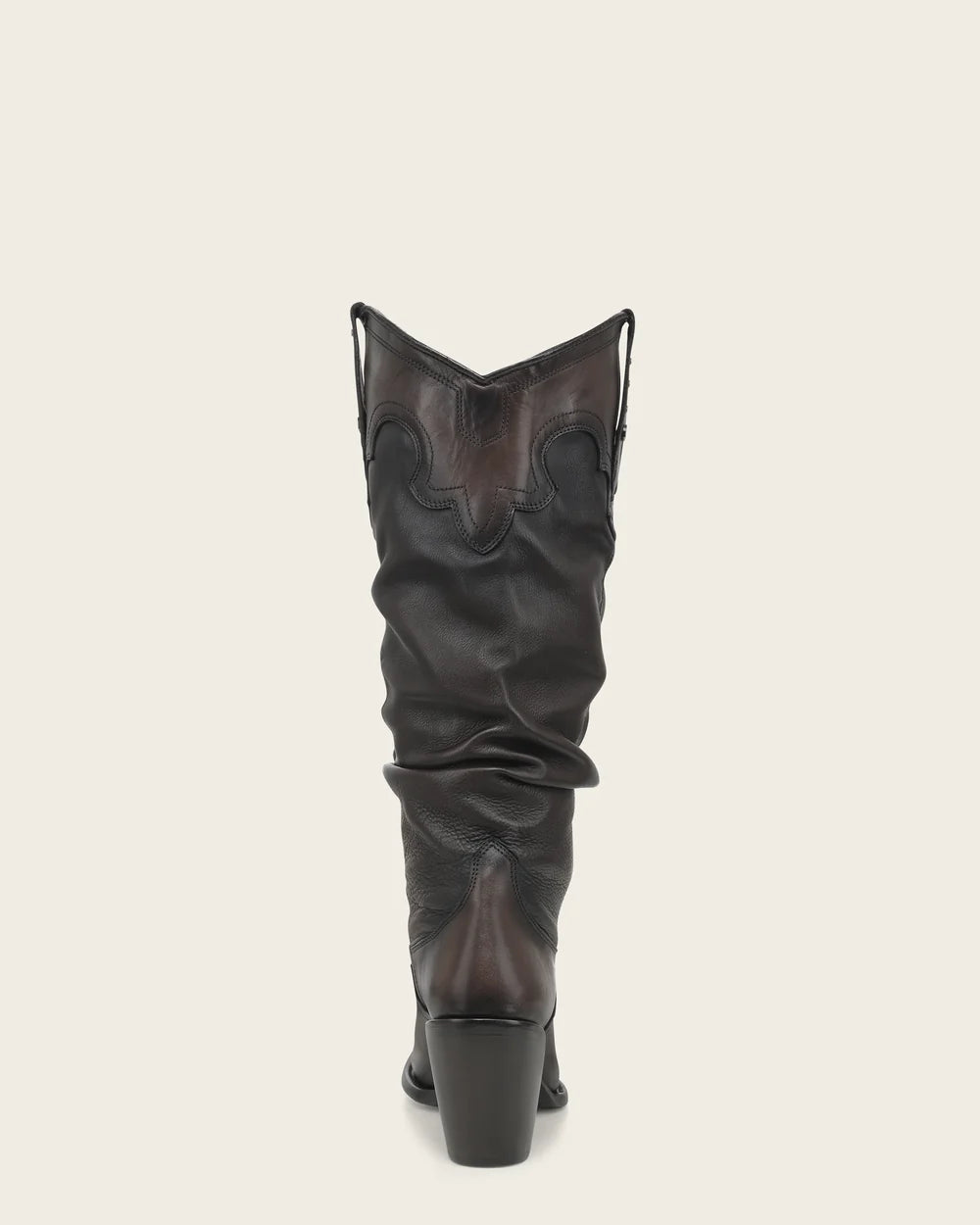 4V29RS - Cuadra Brown Slouch Cowgirl Knee-High Boots for Women
