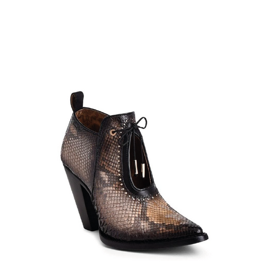 4I05PH - Cuadra ocre fashion Paris Texas python ankle booties for women-Kuet.us