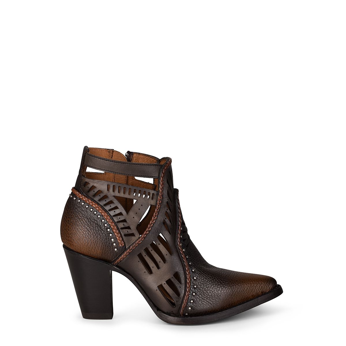 4I07RS - Cuadra honey summer casual leather ankle booties for women-CUADRA-Kuet-Cuadra-Boots
