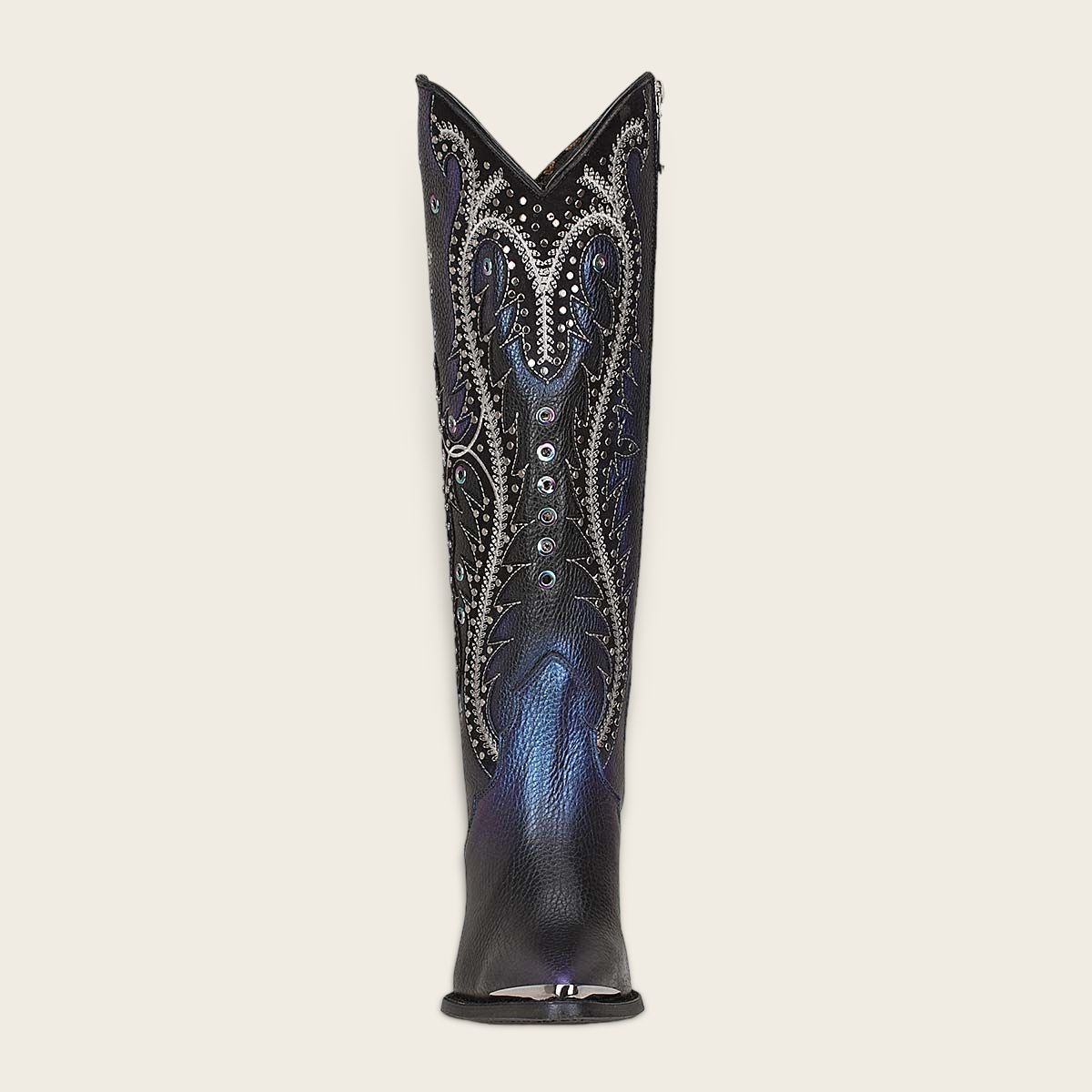 4I09RS - Cuadra black western cowgirl boots for women