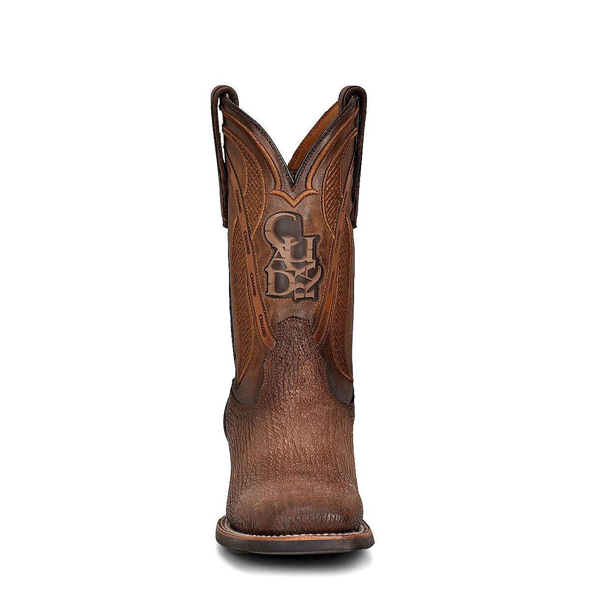 4L02TI - Cuadra brown cowboy western elephant boots for men-Kuet.us