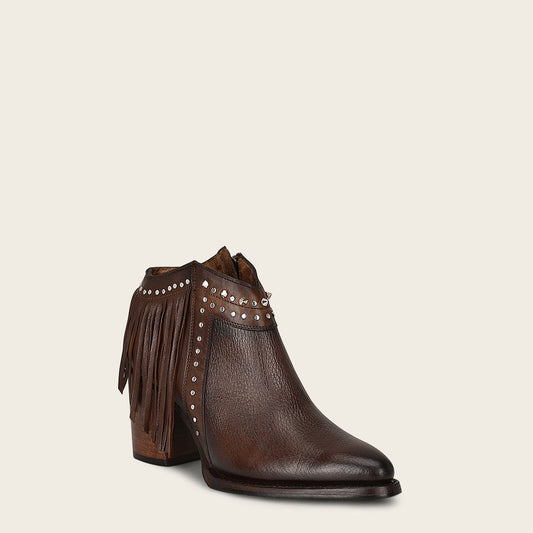 4Q10RS - Cuadra chocolate western cowgirl boots for women