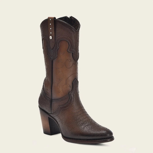 4V00RS - Cuadra Honey Western Cowgirl Leather Boots for Women