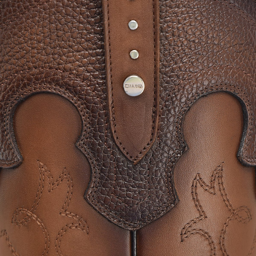 4V00RS - Cuadra Honey Western Cowgirl Leather Boots for Women