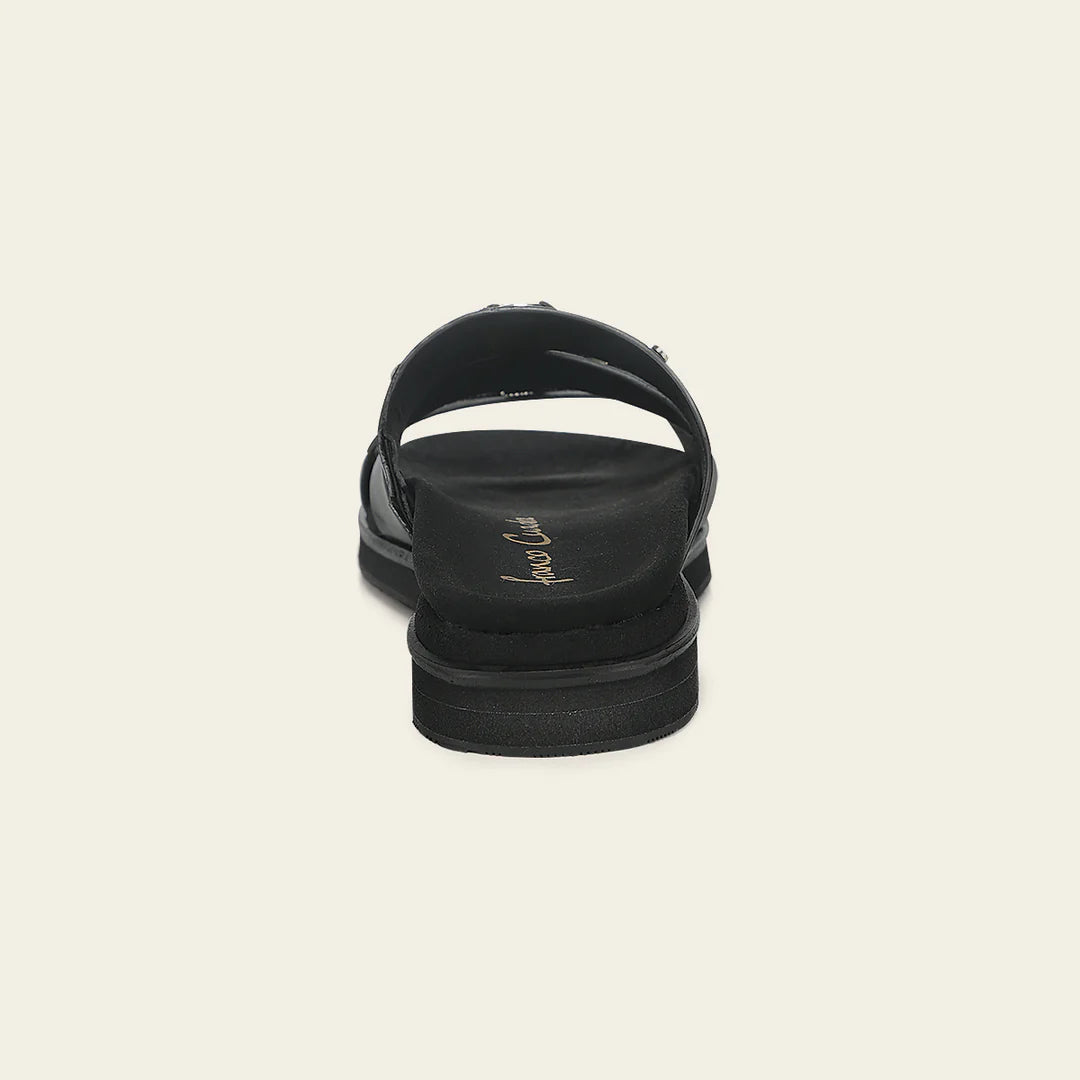 50SMTTS - black stingray sandals for women