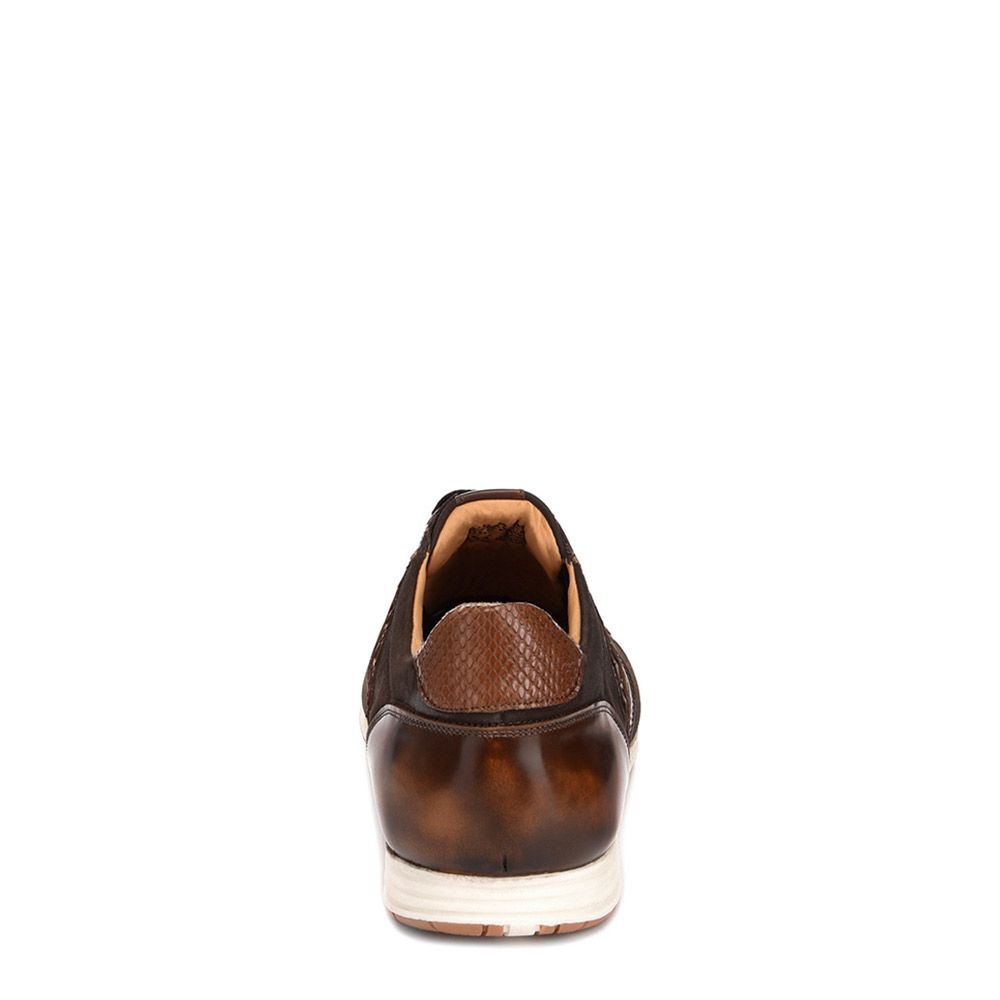 54KPMVL - Cuadra brown casual fashion pytnon sneaker shoes for men-FRANCO CUADRA-Kuet-Cuadra-Boots