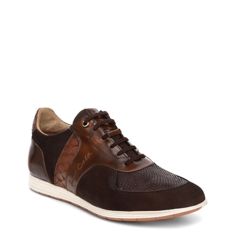54KPMVL - Cuadra brown casual fashion pytnon sneaker shoes for men-FRANCO CUADRA-Kuet-Cuadra-Boots