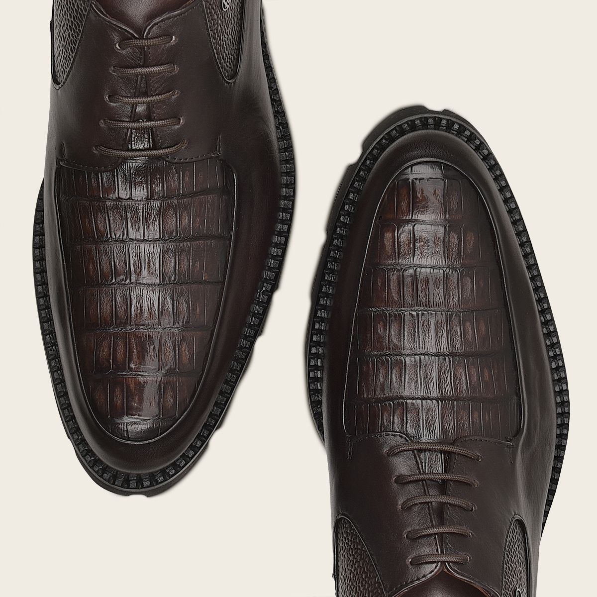 Cuadra black casual stingray leather platform bit moccasin loafers men