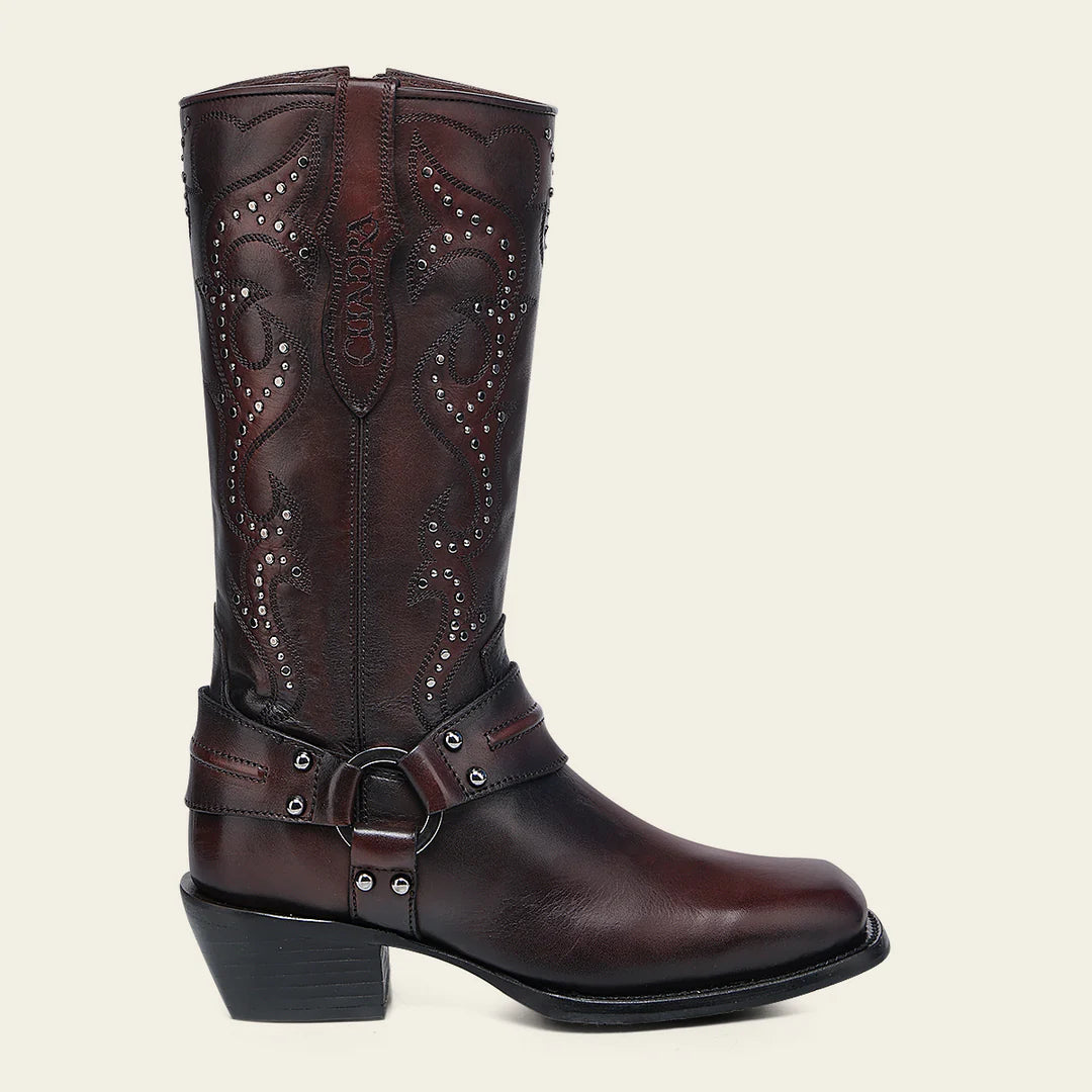 5D00RS - Cuadra wine cowhide leather boot for woman