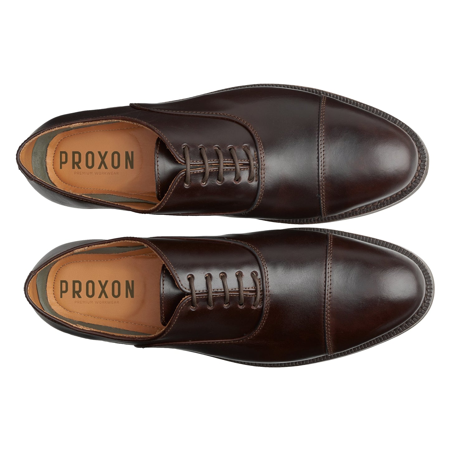 STEEL TOE EXECUTIVE SHOE CEO BROWN