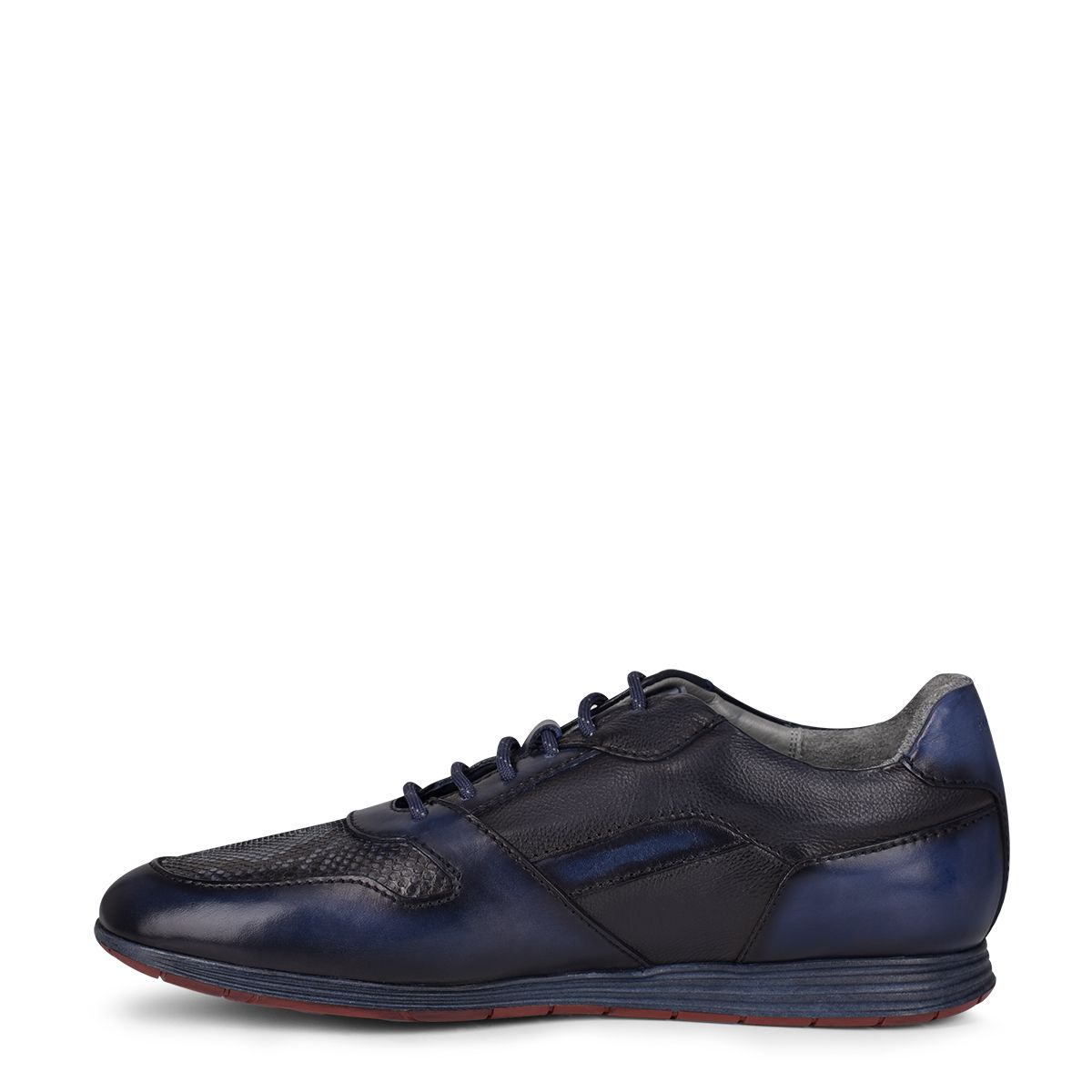 79KPBTV - Cuadra blue casual fashion phyton derby sneakers for men-Kuet.us