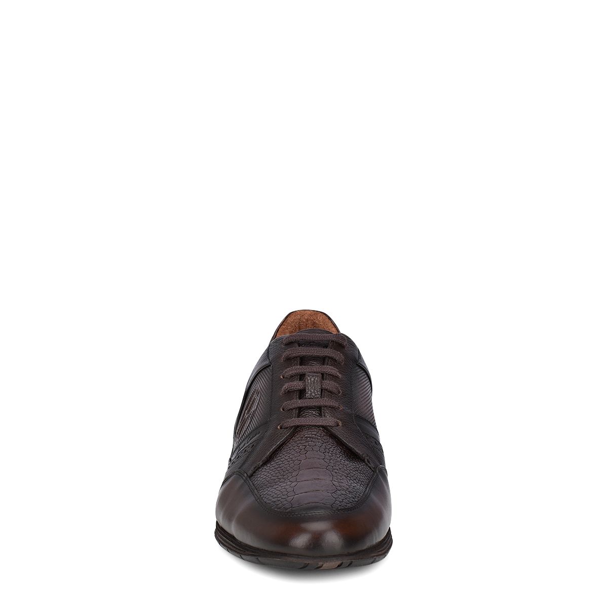 81KPTTS - Cuadra brown casual fashion python quilted sneakers for men-FRANCO CUADRA-Kuet-Cuadra-Boots