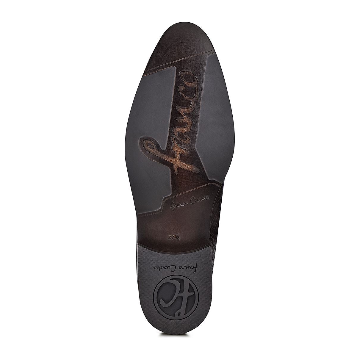 827FWTS - Cuadra brown casual dress caiman ankle boots for men-FRANCO CUADRA-Kuet-Cuadra-Boots