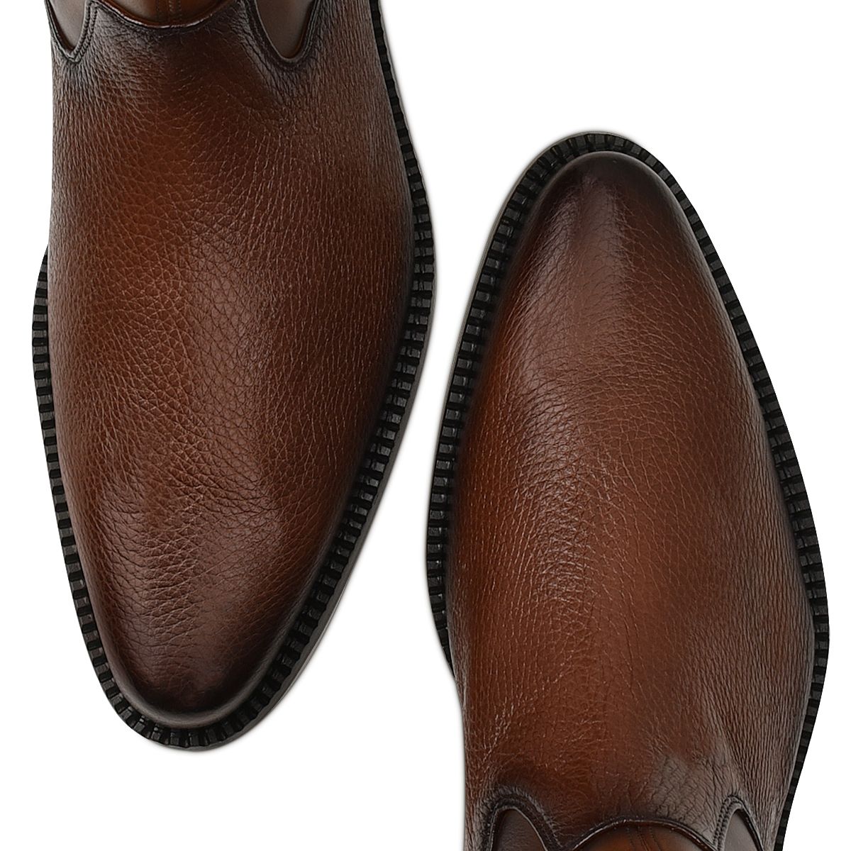 828VNTV - Cuadra honey casual fashion deer leather ankle booties for men-FRANCO CUADRA-Kuet-Cuadra-Boots