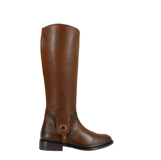 88TRGRS - Cuadra honey fashion riding cowhide leather boots for women-Kuet.us