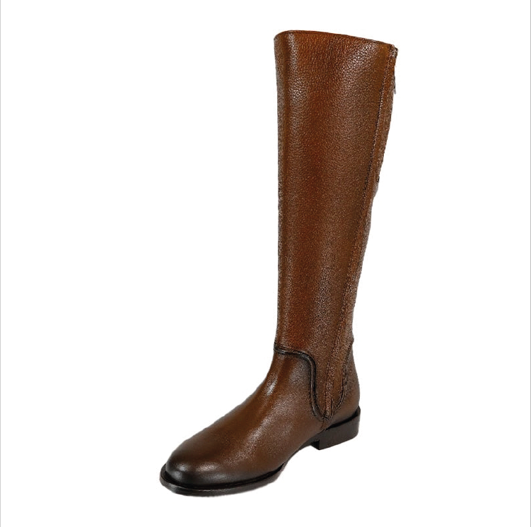 88TRGRS - Cuadra honey fashion riding cowhide leather boots for women-Kuet.us