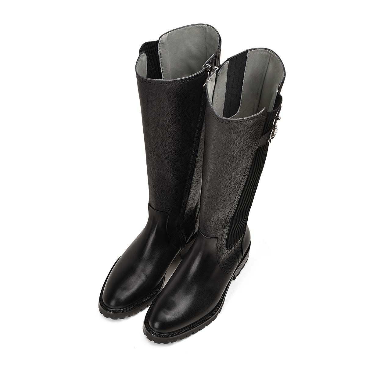 94TTSRS - Franco Cuadra black casual cowhide leather wellington boots for woman.-FRANCO CUADRA-Kuet-Cuadra-Boots