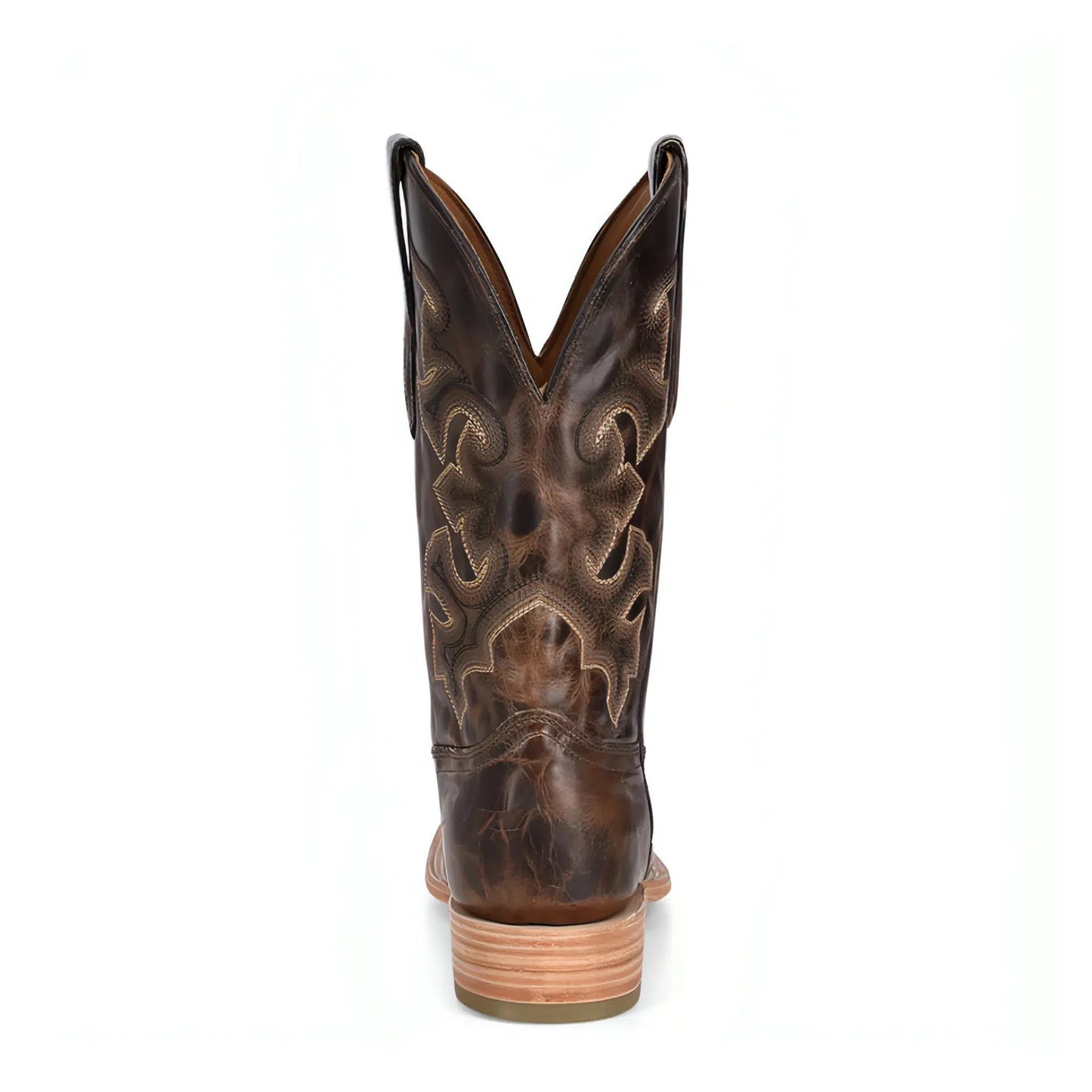 A4264-D - Corral brown western cowboy cowhide leather boots for men-Kuet.us