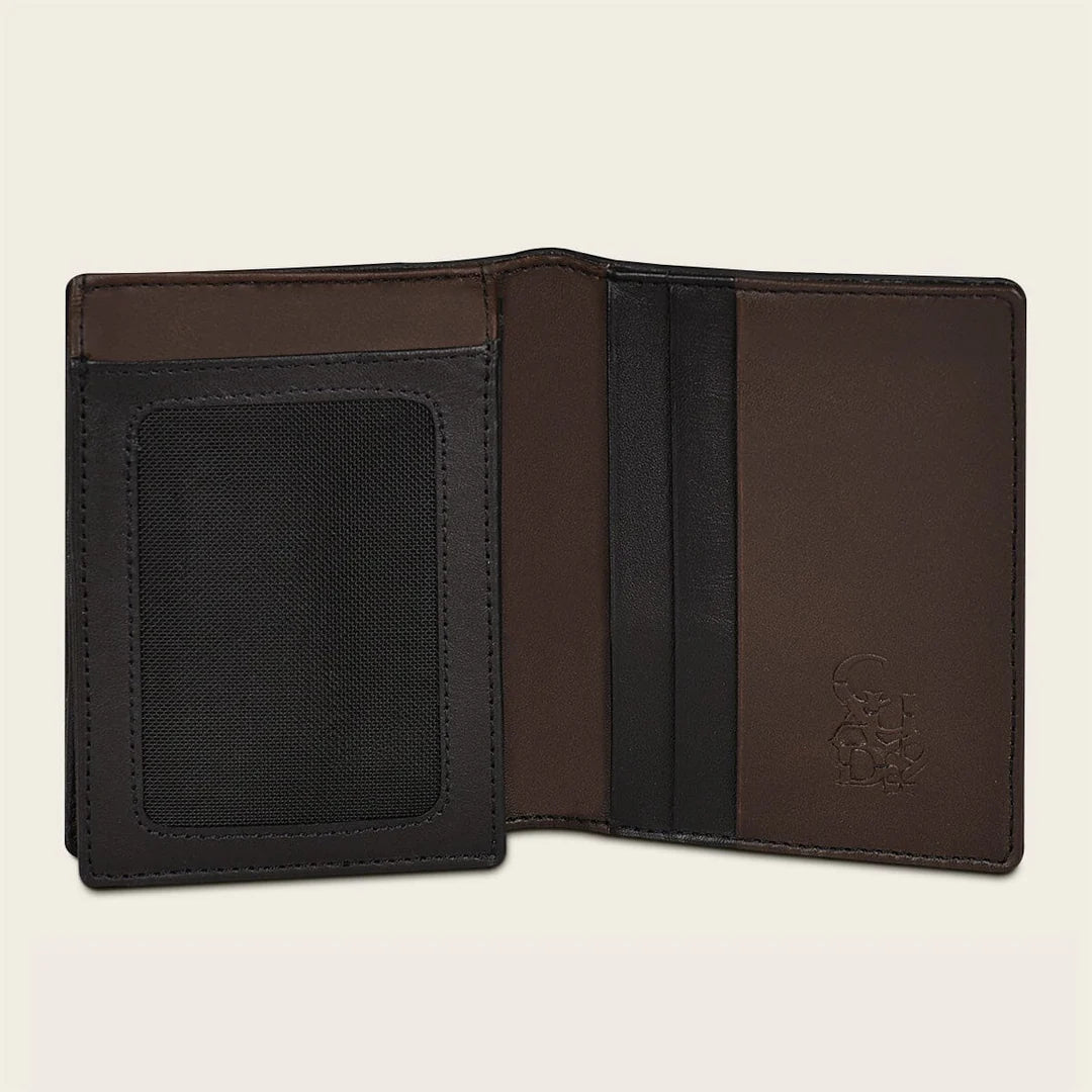 BC014MA - Cuadra black classic stingray exotic wallet for men