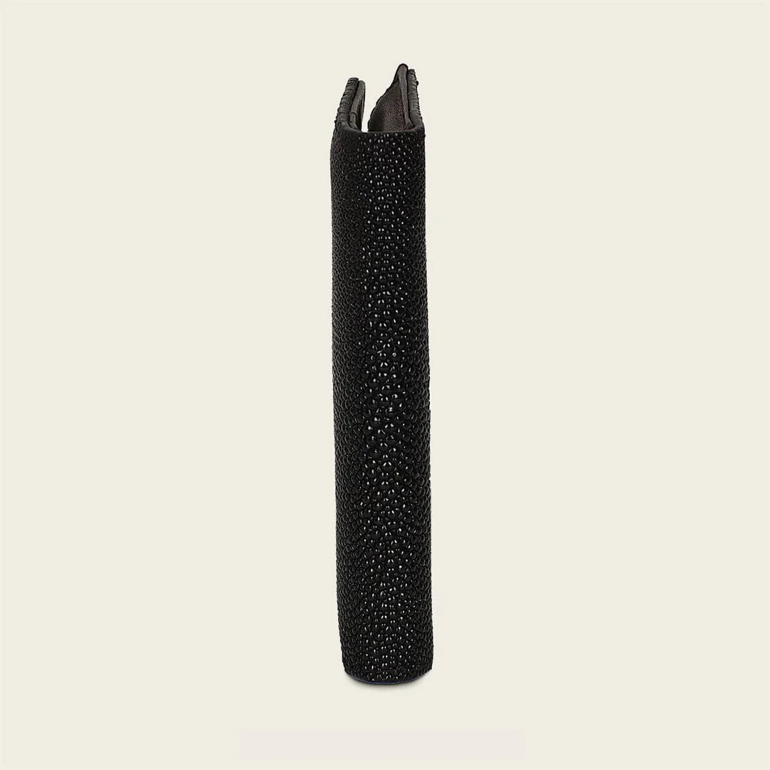 BC014MA - Cuadra black classic stingray exotic wallet for men