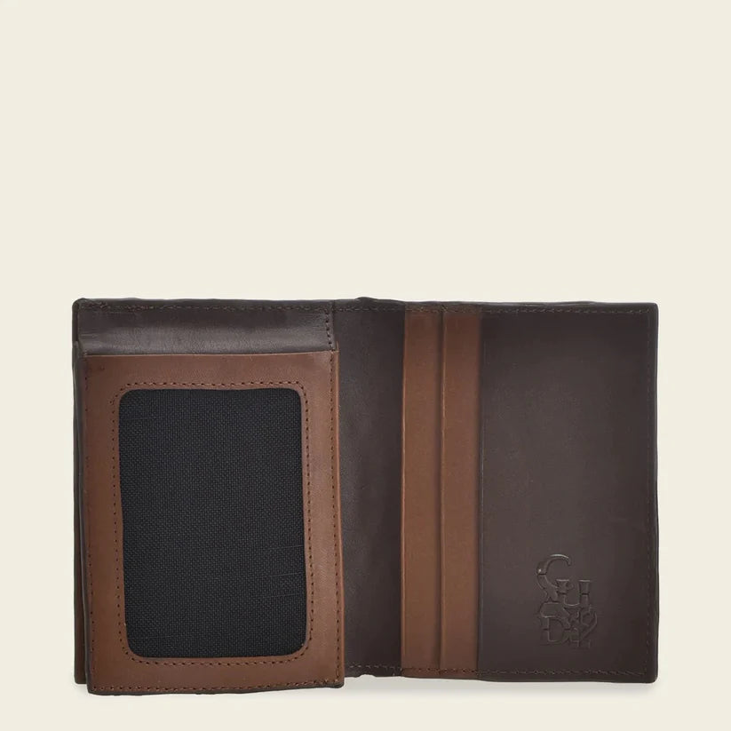 BC014PH - Cuadra Honey Python Skin Bi Fold Wallet for Men