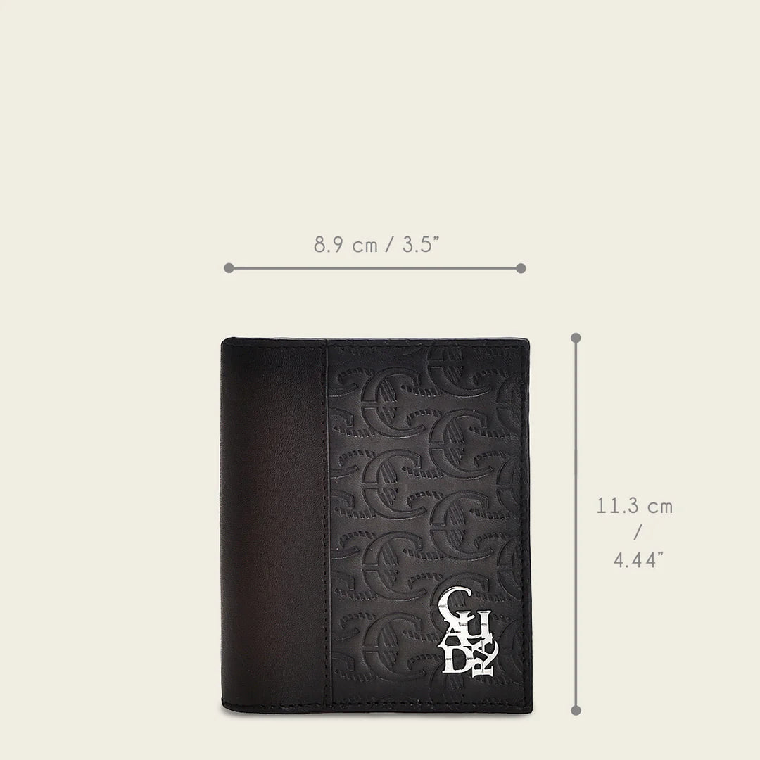 BC023RS - Cuadra Oxford Cowhide Leather Bi Fold Wallet for Men