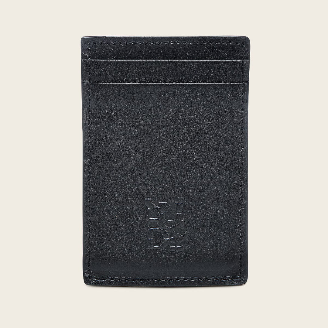 BC040MA - Cuadra blue classic stingray lather bifold wallet for men