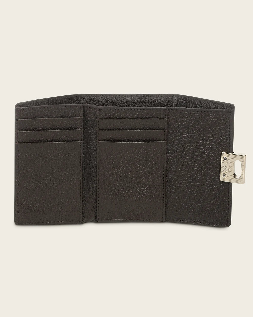 BD197MA - Cuadra Brown Fashion Tri-fold Stingray Leather Wallet for Women