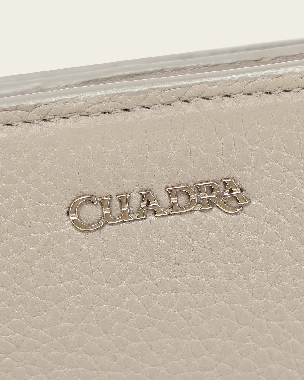 BD232RS - Cuadra beige fashion cowhide leather wallet for woman