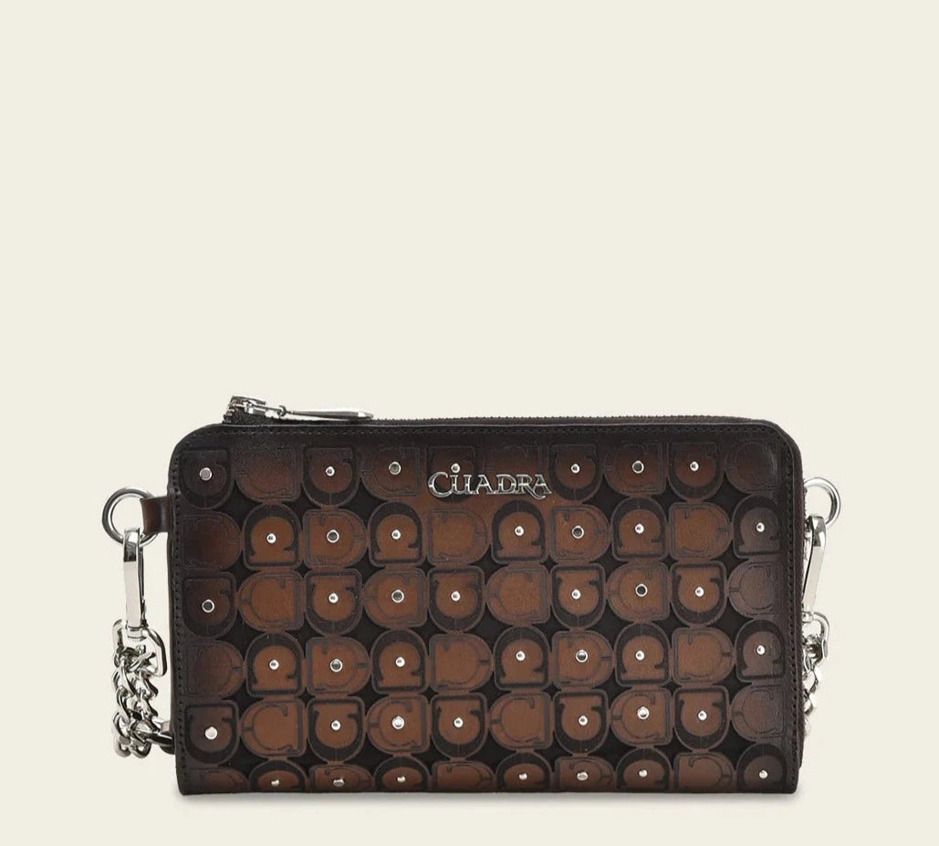 BD243RS - Cuadra Brown Fashion Cowhide Leather Wallet for Woman
