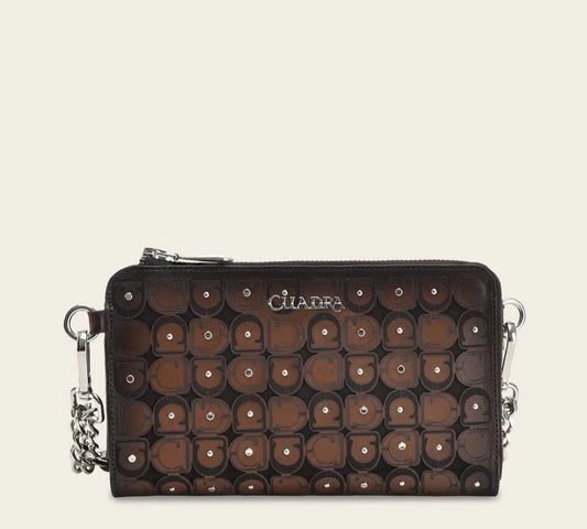 BD243RS - Cuadra Brown Fashion Cowhide Leather Wallet for Woman