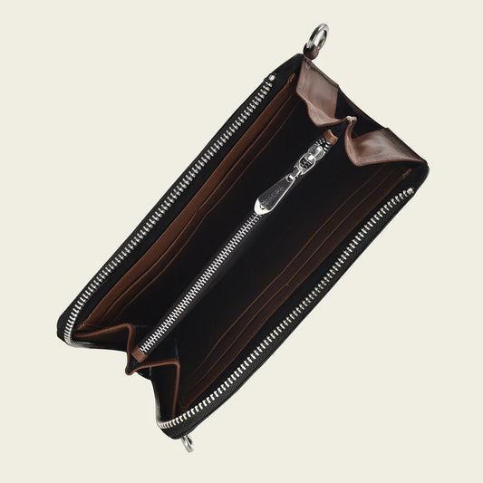 BD243RS - Cuadra Brown Fashion Cowhide Leather Wallet for Woman