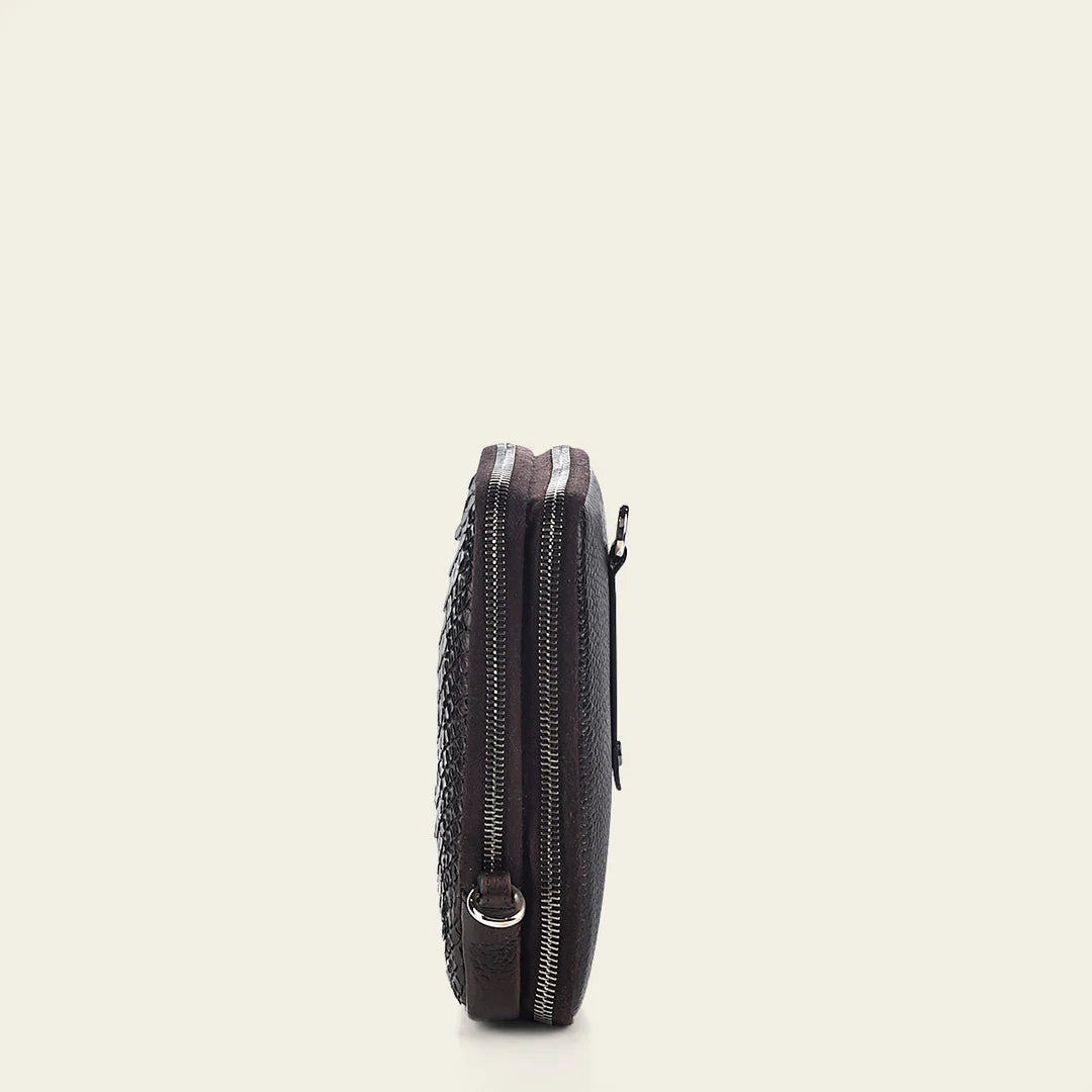 BOC05PH - Cuadra Chocolate Small Fashion Python Messenger Bag for Men