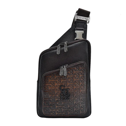 BOC21RS - Cuadra Chocolate Casual Fashion Cowhide Crossbody Messenger